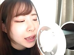 EMSK-004 Sexy Japanese Sweetheart Handles Dual Penises in Steamy Threesome Fun