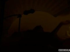 czech-solarium-6 Japanese Beauty Loves Wet Vibrator Fantasies and Intimate Moments