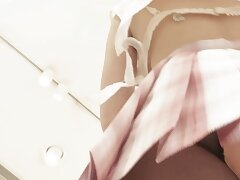 Rare_No-Underwear_Series_13 Shy Asian Babe in Stockings Desires Intense Bedroom Play