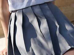 NNSSA-026 Adorable Japanese Cutie with Petite Assets Receives Sensual Indoor Pleasure