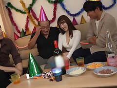 KAM-207 Passionate Night Seductive Brunette's Wet Holes Devoured Deeply